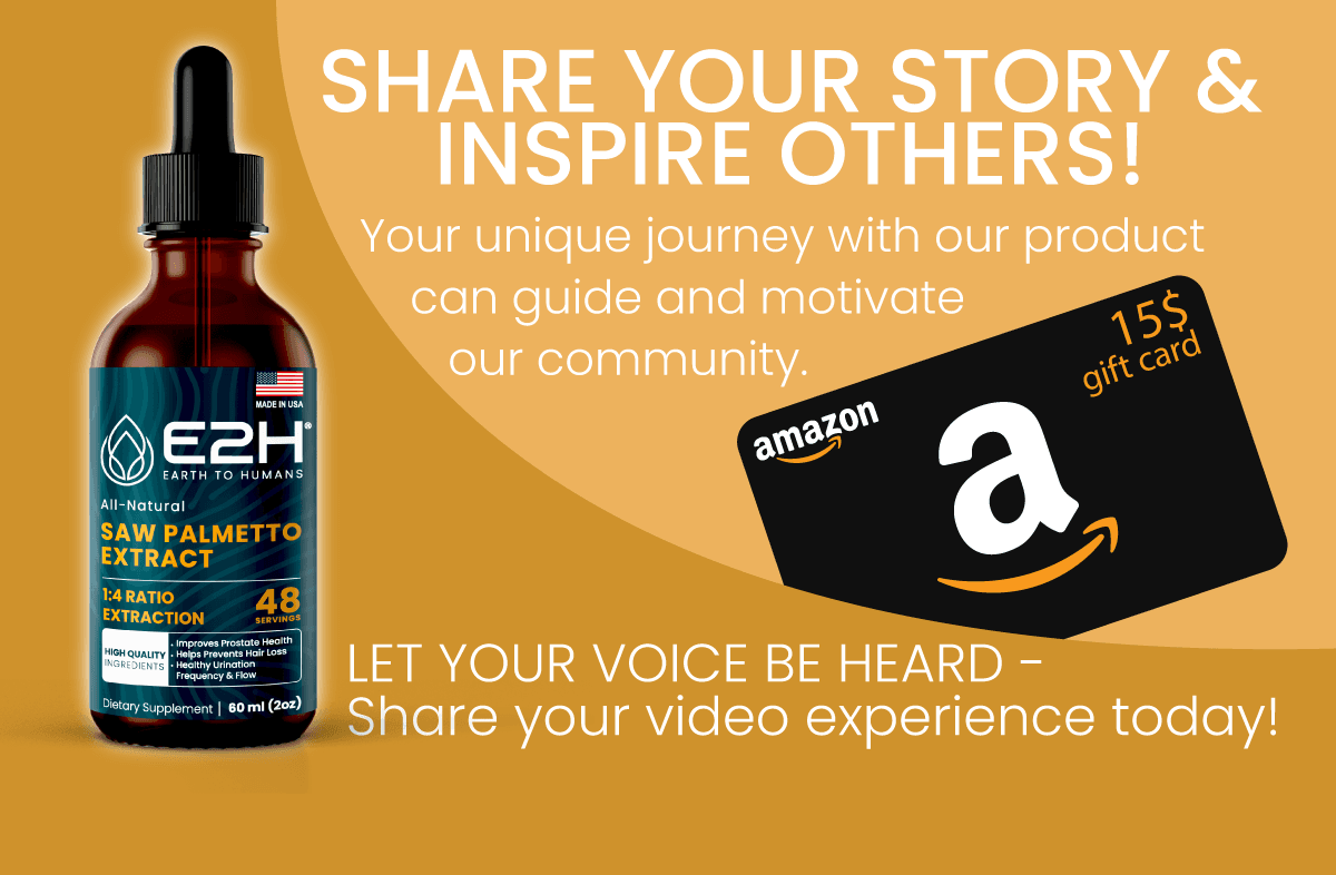 Image of E2H Earth to Humans - 20 - Saw Palmetto Extract - Video Image of E2H Earth to Humans - 20 - Saw Palmetto Extract - Video